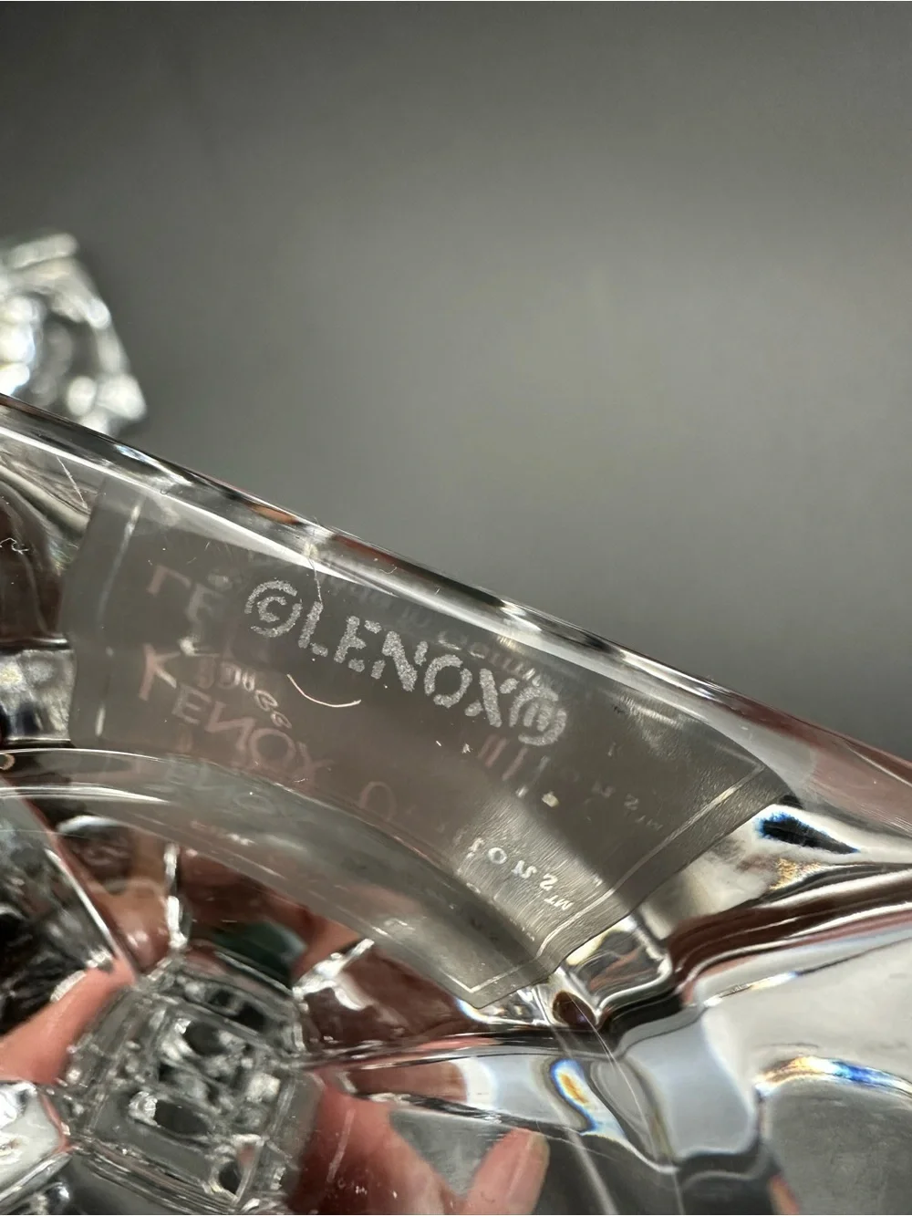Lenox Ovations Crystal Candlestick Holders – Set of 2, Made in Germany, 7.5